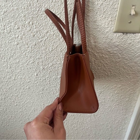 Telfar Small Shopping Bag in Color Tan - Picture 8 of 11